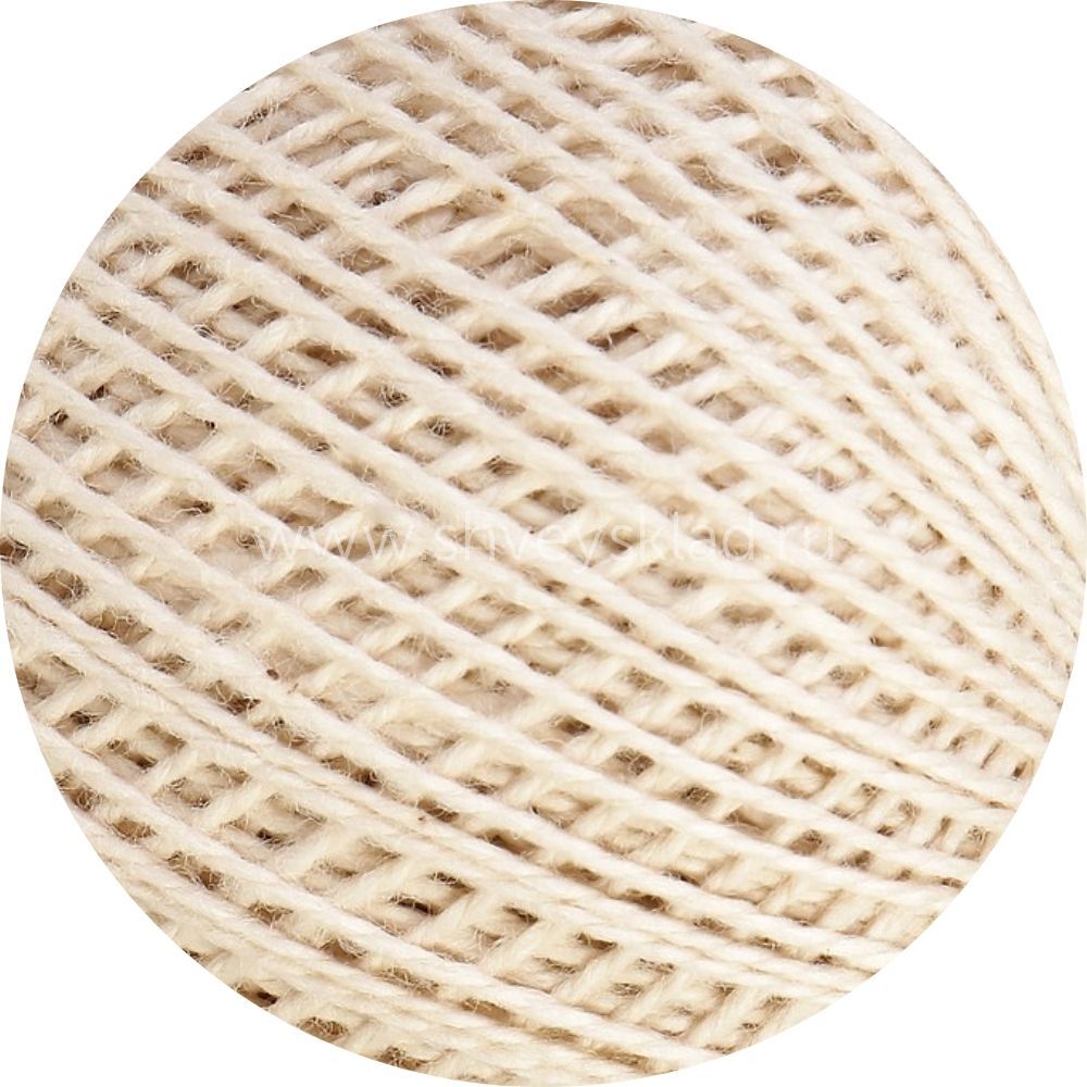 Пряжа ПНК им.Кирова Флокс / уп.20 мот. по 25 г, 150м, 3600 светло-бежевый