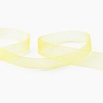 Лента капроновая (органза) 15.0 мм / 22.8±1 метра, 014 желтый, Blitz OR-15