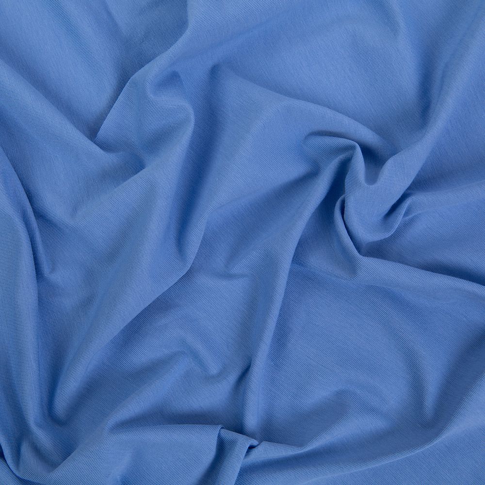 Кулирка 150±5 г/м², 40/1 Comp.Penye FULL LYC, 170 см / 1 метр, 28 голубой/blue, Gamma GCM