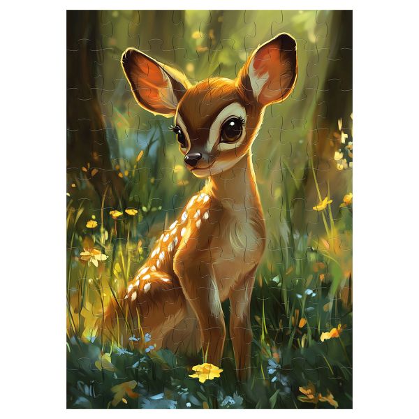 Пазл 80 элементов, PZL-80/09 Лесной олененок, Фрея