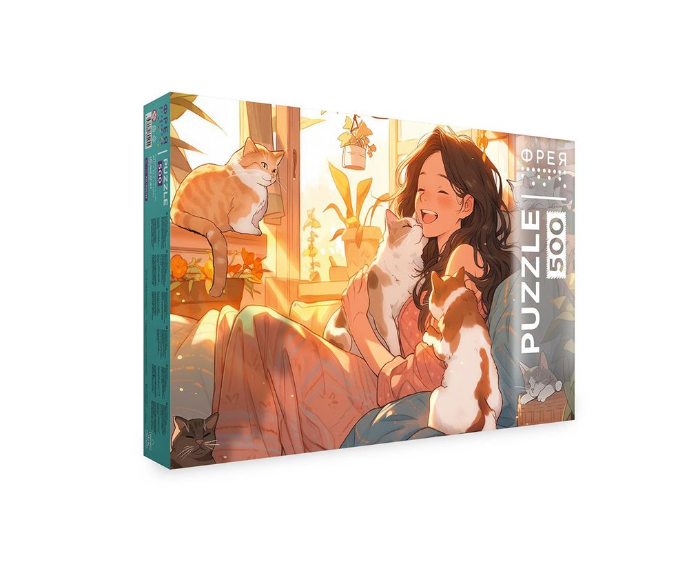 Пазл 500 элементов, Тёплый вечер, Фрея PZL-500/55