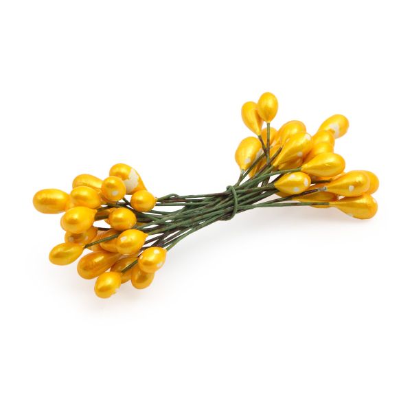 Тычинки для искусственных цветов 0,5х6см, вес 10гр. (3 оранжевый), AR561