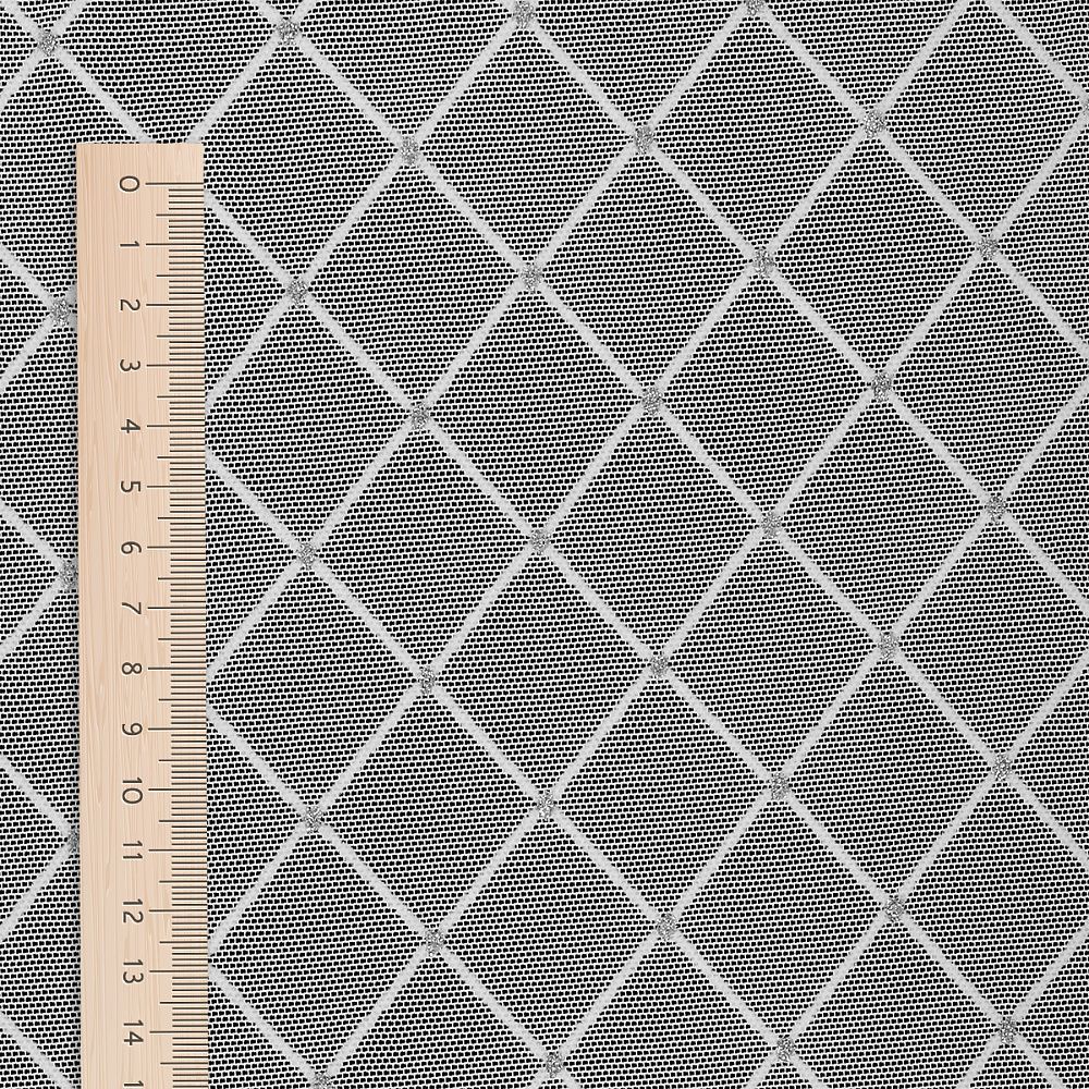 Сетка бельевая эластичная 85 г/м², шир.150 см / 25 метров, с флоком TBY.SZ030218 цв.белый /SZ030218.21/