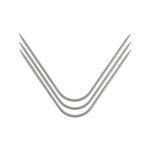 Спицы изогнутые металл ⌀3,0 мм, 20,5 см, 3 шт, с покрытием, Gamma AN-3