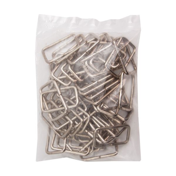 Рамка прямоугольная металл 26 мм (31, 18 мм, d-2,5 мм), никель, 50 шт