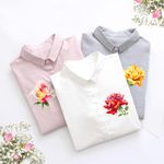 Набор для вышивания нитками Чудесная игла, Красная роза 11х11 см