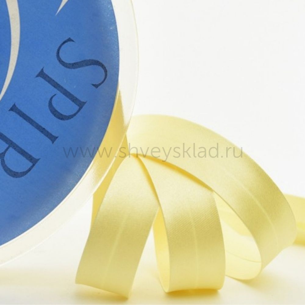 Бейка косая атласная 30 мм, 25 метров, 10 шампань, Safisa (Spiral) /TOS/