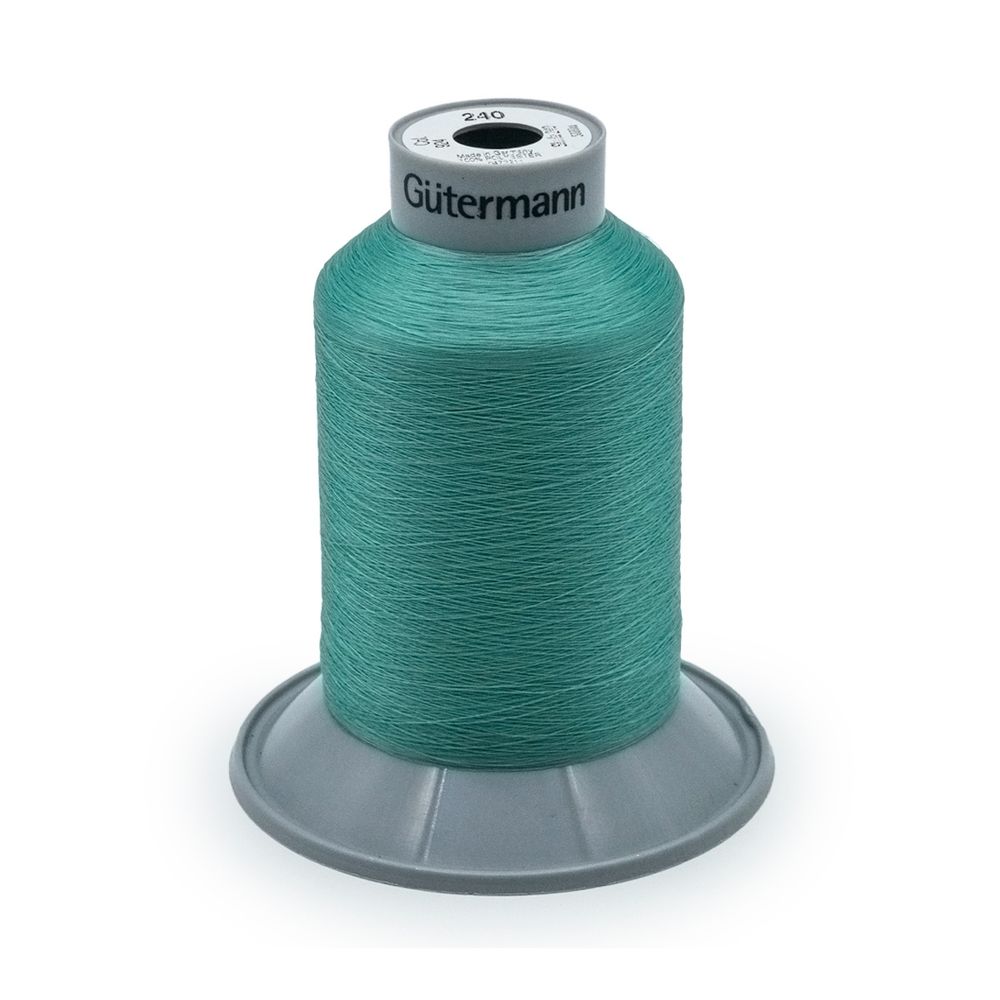Нитки полиэфирные некрученые бондированные Gutermann Skala 240, 5000м, 720763, 924 аквамариновый нейтральный, 1 катушка /TOS/