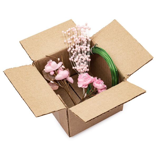 Цветы искусственные для декора бокалов, свадьбы, праздника, интерьера №2