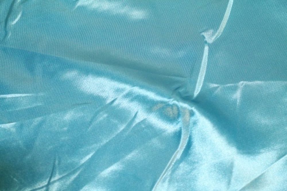 Атласная ткань 90 г/м², 150 см, в нарезке, цв.710л т.голубой, 10 метров