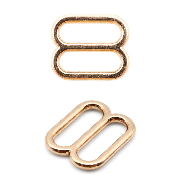 Рамки-регуляторы для бюстгальтера металл 8.0 мм, золото 02, ГМХ3435, 100 шт