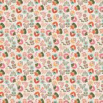 Ткань для пэчворка Peppy Лесные жители, отрез 50х55 см, 146 г/м², ЛЖ-14 белый, Peppy