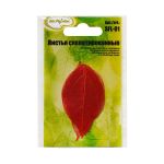 Листья скелетированные 2-6 см, 50 шт (5х10 шт), 07 красный, Mr.Painter SFL-01