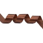 Лента атласная 1-сторонняя 38.0 мм / 22.86±1 метров, 078 т.коричневый, Globus