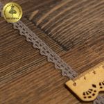 Кружево вязаное (тесьма) 10 мм / 10 метров, диз. 292, цв.21 какао, Kruzhevo