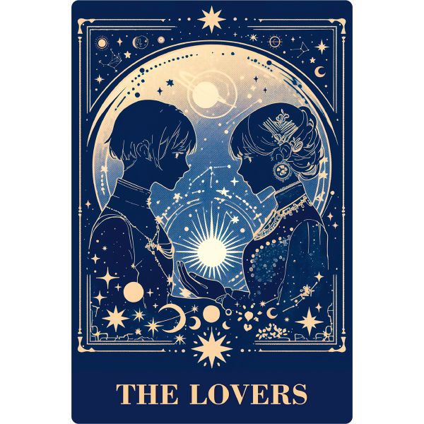 Пазл фигурный деревянный 160 элементов, PZLF-028 Звездное Таро. Влюбленные, Фрея