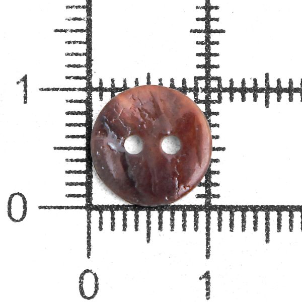 Пуговицы 2 прокола ракушка 16L (9мм) (Blue1 (синий1)), 50 шт