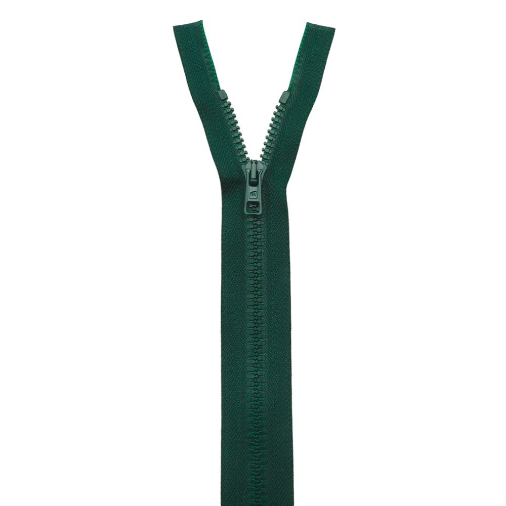 Молния трактор Arta Т6 (6 мм) 1 зам., разъем., 75 см, цв. 054 т.зеленый, уп.5 шт