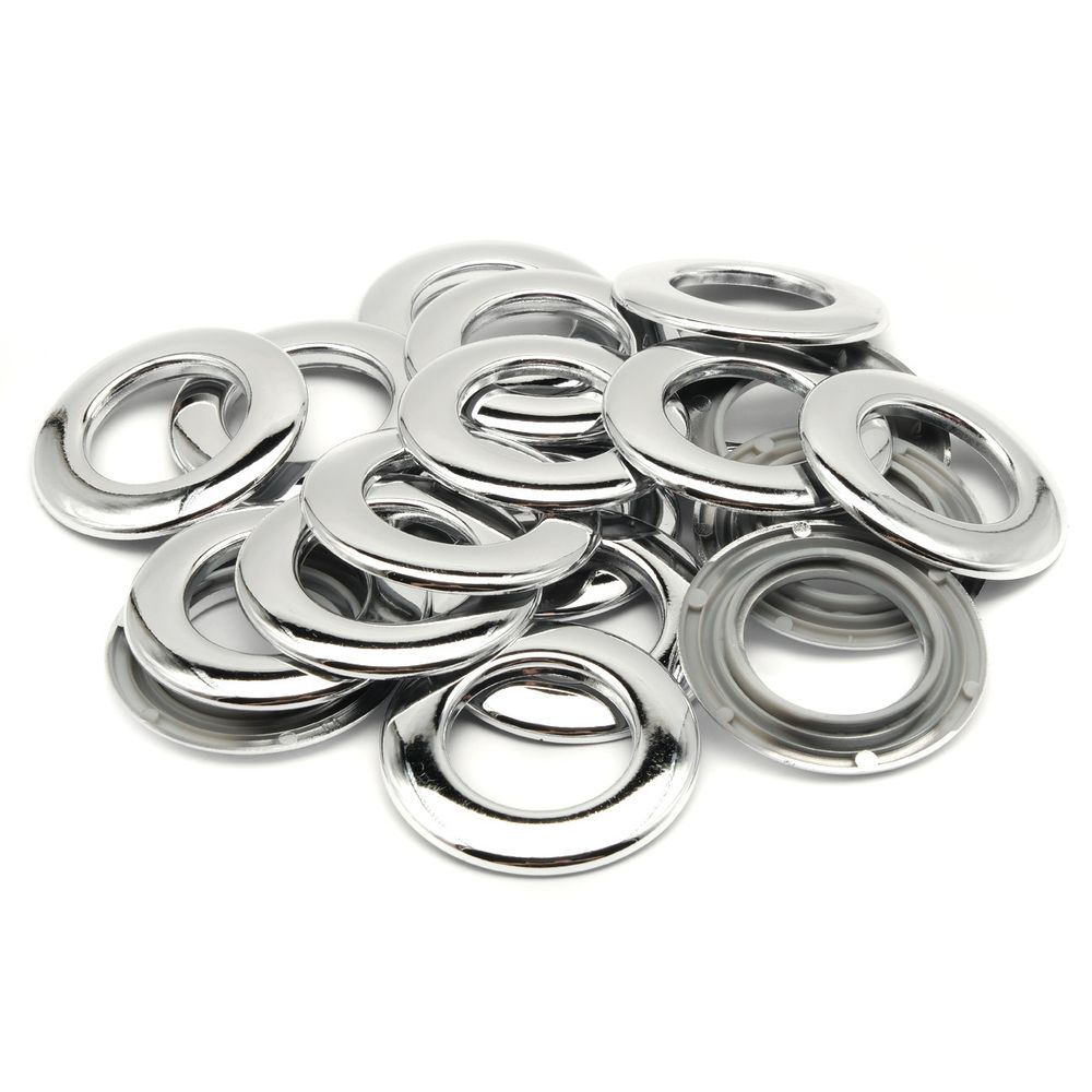 Люверсы шторные ⌀25 цвет №1, 10 шт