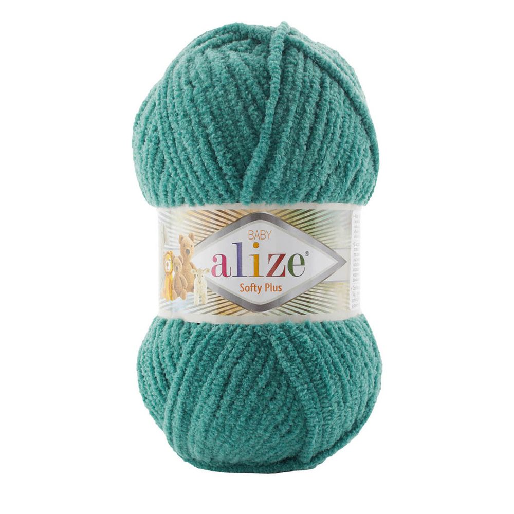 Пряжа Alize (Ализе) Softy Plus / уп.5 мот. по 100 г, 120м, 532 морская волна