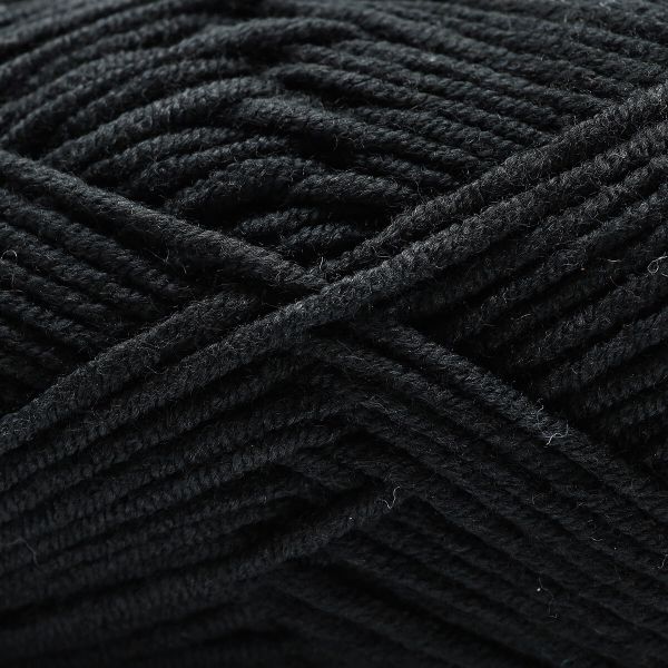 Пряжа Astra Premium (Астра Премиум) Джинс, (Jeans) / уп.4 мот. по 50 г, 135 м, 999 черный