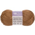 Пряжа Люблю вязать Фитнес 200 / уп.6 мот. по 50 г, 200 м, 860 коричневый