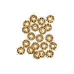 Рондели 8 мм, 20 шт, 02 под золото, Zlatka MRR-08