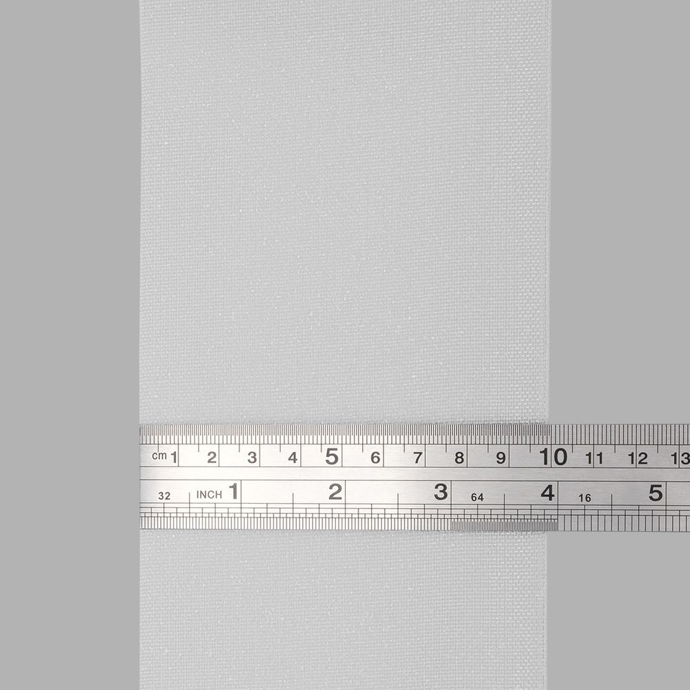 Люверсная шторная лента клеевая 100 мм / 50 метров, прозрачная, 50 м