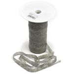 Лента клеевая нитепрошивная по косой с нитью 12мм цв.серый, рул.100м