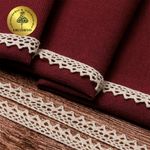 Кружево вязаное (тесьма) 10 мм, цв.01 натуральный, уп. 50 м, Kruzhevo