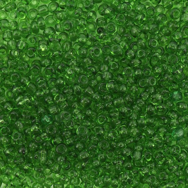 Бисер Astra&Craft 11/0 (2.1 мм), 200 г (10х20 г), цв. 19А св. зеленый/прозрачный