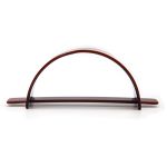 Заколка для штор 14х4х5 см, кофейный, 1 шт