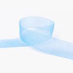 Лента капроновая (органза) 25.0 мм / 22.8±1 метра, 090 св.синий, Blitz OR-25