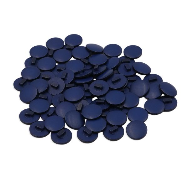 Пуговицы на ножке 24L (15мм) (Blue2 (синий2)) NE68, 72 шт