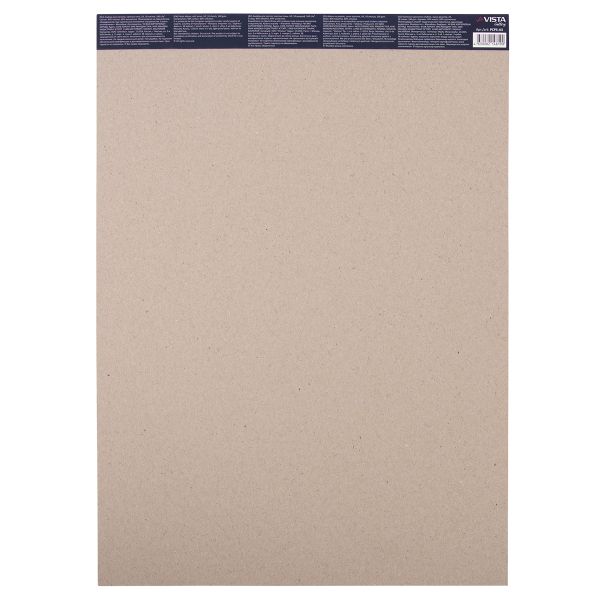 Альбом для пастели 160 г/м², A3 29.7х42 см, склейка с одной стороны 18 л. 6 цв, светлые тона, Vista-Artista PCPS-A3