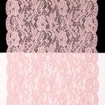 Кружево бельевое эластичное 300 мм / 13.72 м, цв. C344 пудровый