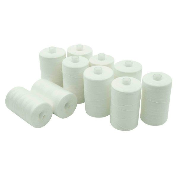 Нитки армированные ПНК им.Кирова 35ЛЛ, 2500 м / 24 кат., 0101 белый