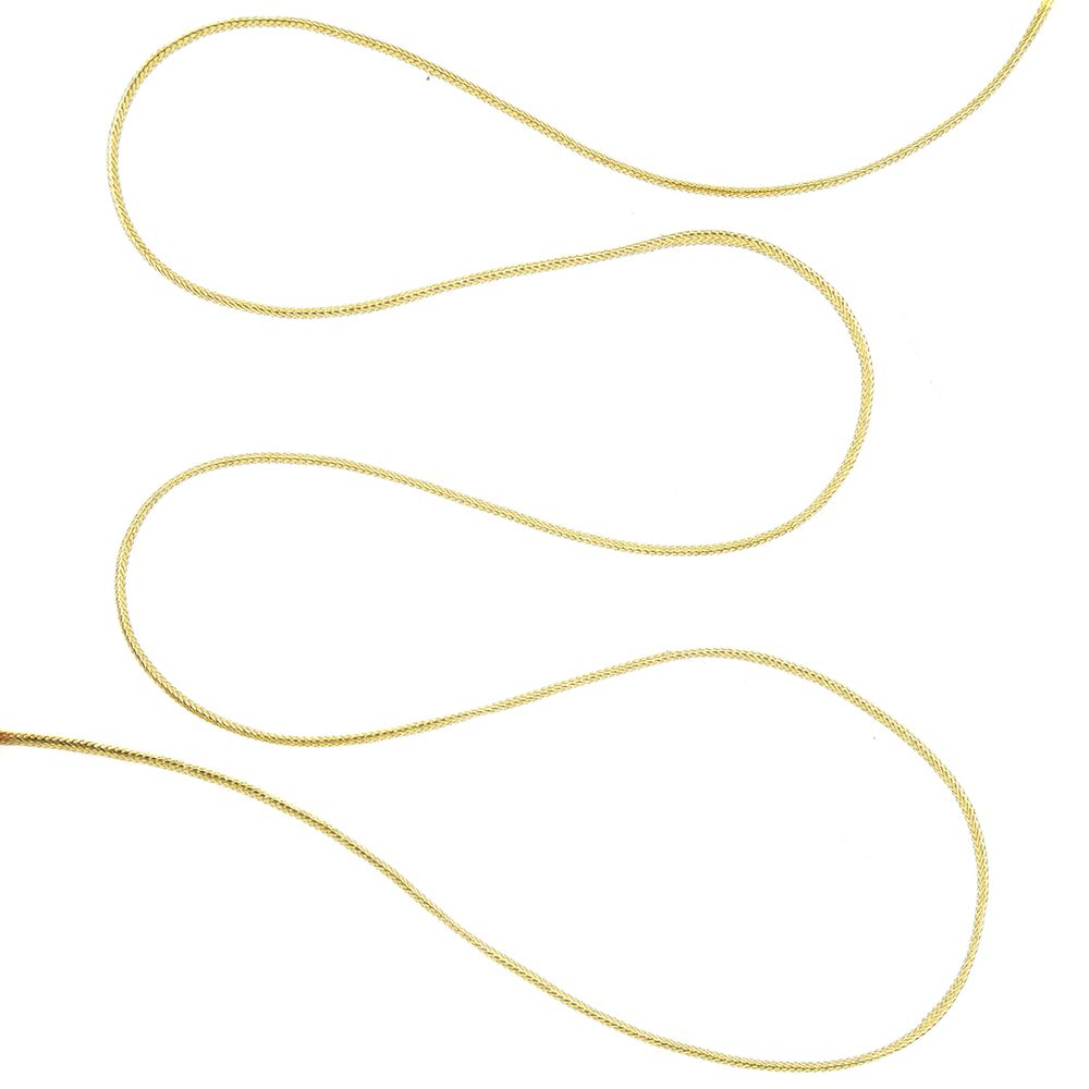 Шнур металлизированный ⌀2.0 мм / 30 метров, золото