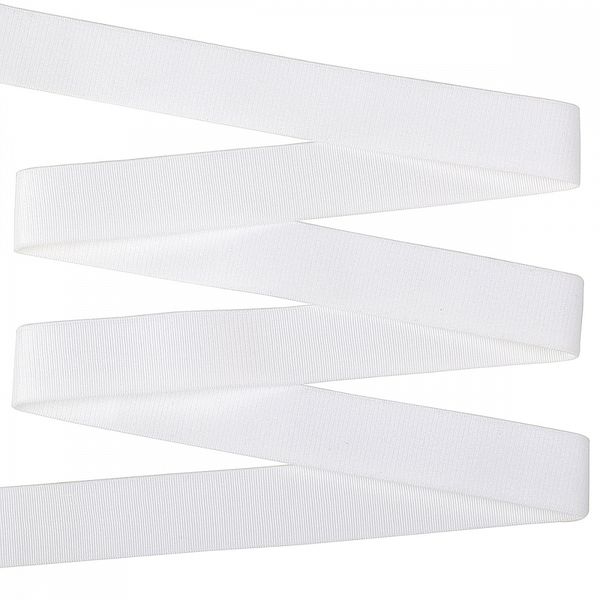 Резинка бельевая (бретелечная) 18.0 мм / 2.5 метра, RBB06101, F101 белый