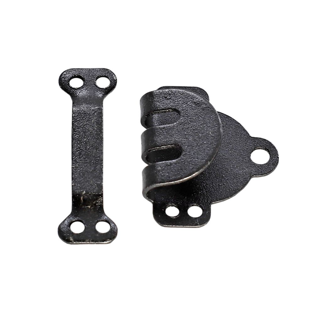 Крючки брючные (юбочные) пришивные 11 мм (15х21 мм), цв. черный, 50 шт, BIG