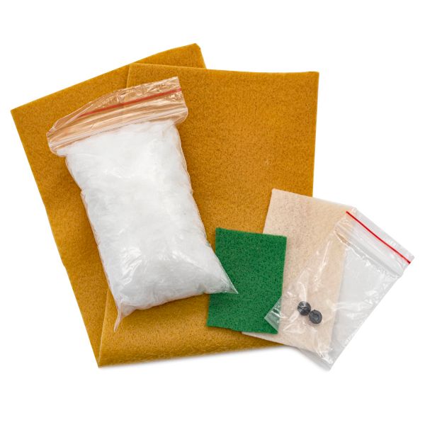 Набор для шитья игрушки из фетра, Хомячок, 12см