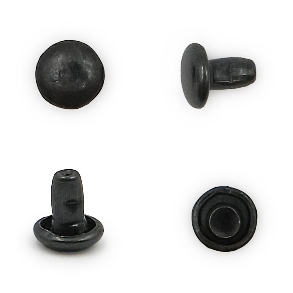 Хольнитены двухсторонние ⌀6 мм, h=6 мм, сталь, New Star №0, оксид, уп≈2000 шт