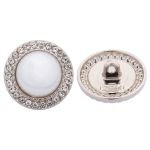 Пуговицы на ножке 32L=20 мм, металл, Silver (серебристый), 10 шт, MP15