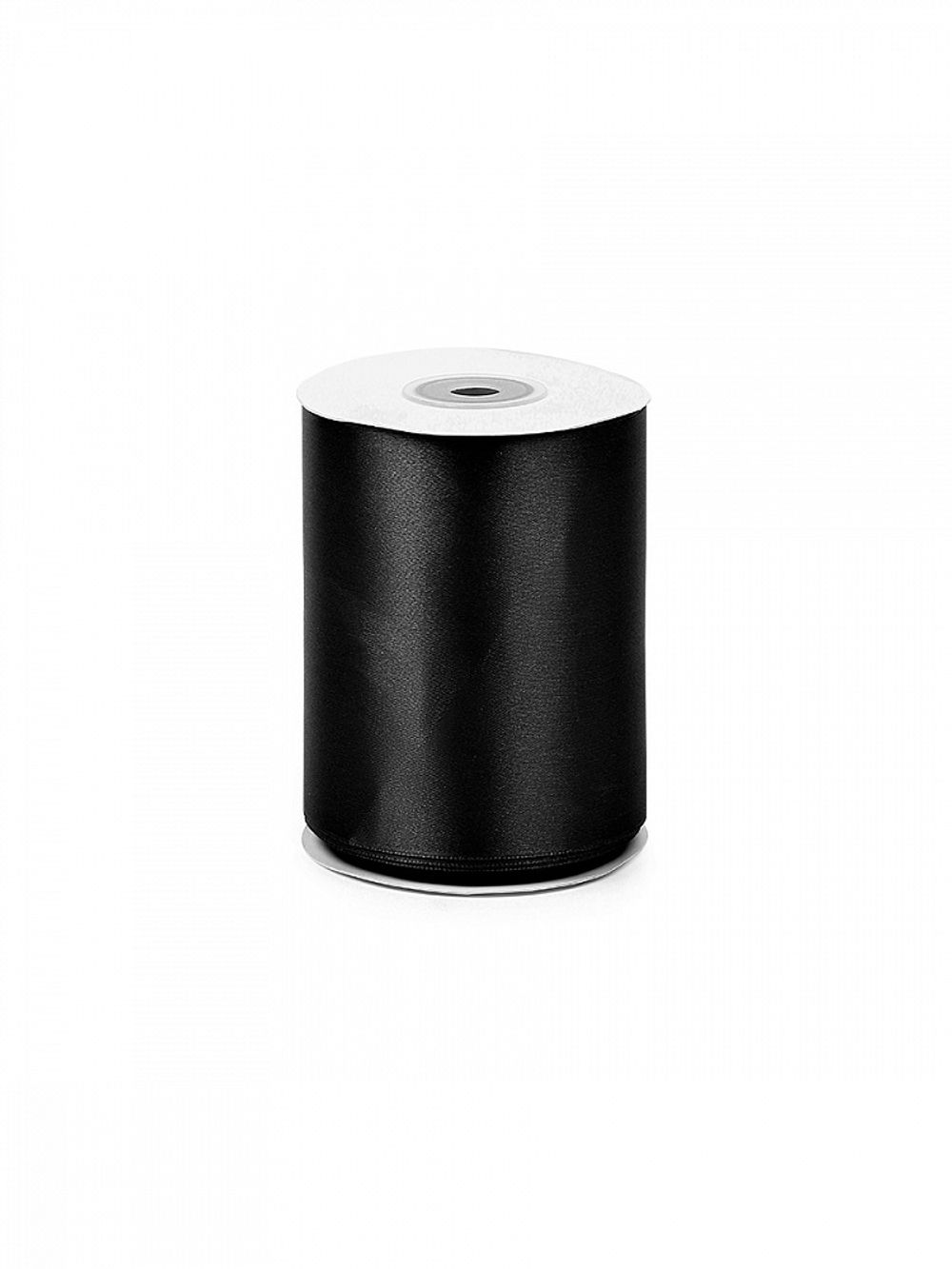 Лента атласная 1-сторонняя 100.0 мм / 22.5±1 метра, 3173 черный, Magic4Hobby