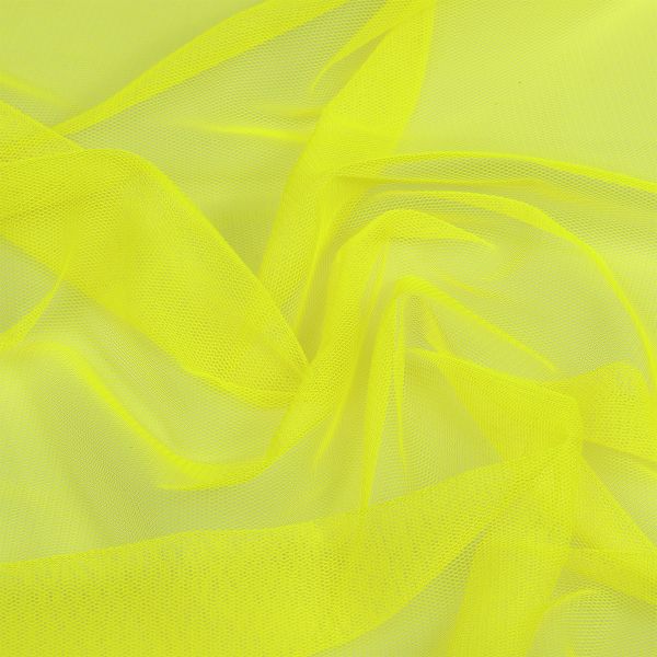 Сетка бельевая эластичная матовая 40 г/м², шир.150 см / 100 метров, TL58 58 неон лимон /TL.58/