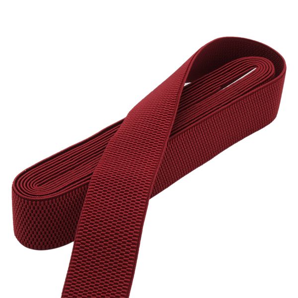 Резинка для подтяжек (помочная) 40.0 мм / 4±0.5 метра, 25.2 г/м, 520 темно-красный, 6123-9344