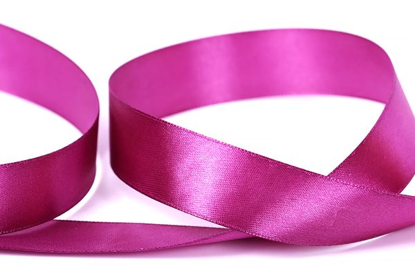 Лента атласная 1-сторонняя 25.0 мм / 33±2 метра, 028 лиловый, Gamma