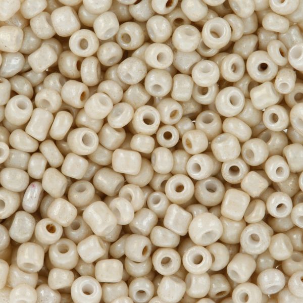 Бисер Zlatka 11/0 (2.1 мм), 100 г (10х10 г), №0961 т.кремовый, GR