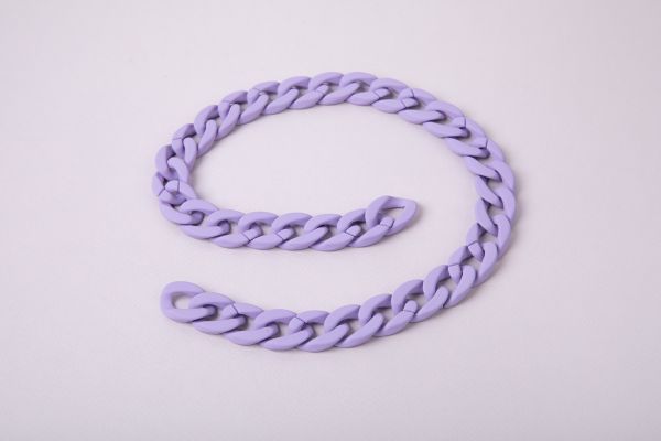 Цепочка для сумки, пластик 60 см, 1 шт, №18 сиреневый, Gamma MPE-03