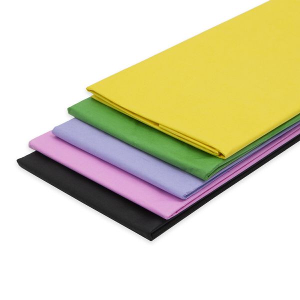 Бумага тишью упаковочная Ассорти 1, 50х70 см, 5 цветов по 5 листов, Astra&Craft